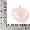 Natural Rose Quartz Pendants G-C274-04H-3