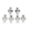 Tarnish Resistant 201 Stainless Steel Barbell Cartilage Earrings LS-EJEW-R147-36-2