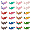 48Pcs 12 Colors Alloy Enamel Connector Charms ENAM-TA0001-60-2