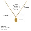 304 Stainless Steel Zodiac Constellation Pendant Paperclip Chain Necklaces ZP0058-6-1