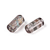 Picasso Transparent Glass Bugle Beads SEED-N010-02L-2