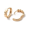 Brass Hoop Earrings for Women EJEW-M238-36KCG-2