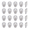 20Pcs 2-Hole Zinc Alloy Buttons FIND-OC0013-67P-1