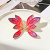 Alloy Enamel Stud Earrings for Women WG18F6F-01-3