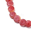 Handmade Lampwork Beads Strands LK-R004-51F-3