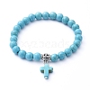 Stretch Charm Bracelets BJEW-JB05234-05-1