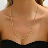 Elegant Brass Lumachina Chain Necklaces for Daily XX2415-5-2