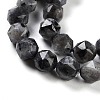 Natural Larvikite Beads Strands G-NH0021-A04-01-4