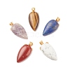 Natural Mixed Stone Pendants PALLOY-JF01606-1