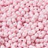Opaque Colours Luster Glass Seed Beads SEED-B001-01A-05-3