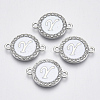 Alloy Enamel Links Connectors ENAM-TAC0003-01S-04Y-1