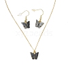 Alloy Acrylic Earrings & Necklaces Jewelry Sets SJEW-PH01380-04-1