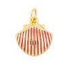 Rack Plating Brass Enamel Pendants KK-P269-09G-03-1