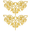 Ethnic Style Polyester Metallic Thread Embroidery Iron on Applique Patch LS-PATC-WH0005-67A-1
