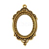 Zinc Alloy Pendant Cabochon Settings FIND-WH050-70AG-1