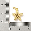 Rack Plating Brass Micro Pave Clear Cubic Zirconia Pendants KK-B093-02H-G-3