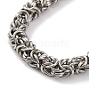 201 Stainless Steel Rope  Chain Necklace NJEW-F222-16P-3