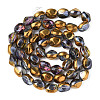 Electroplate Glass Beads Strands EGLA-N008-016-A03-2