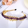 Natural Amethyst Hair Bands PW-WG137AD-17-1