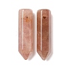 Natural Strawberry Quartz Pointed Pendants G-D460-01K-2