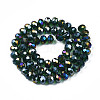 Electroplate Glass Beads Strands LS-EGLA-A034-T8mm-B28-2