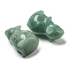 Natural Unakite Carved Healing Mouse Figurines DJEW-D012-02D-2