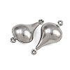 304 Stainless Steel Connector Charms STAS-L297-03P-2