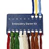 DIY Mushroom Pattern Embroidery Starter Kits LS-DIY-L068-01E-5