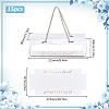 Rectangle Folding Paper & Plastic Storage Boxes with Polyester Rope Handle CON-WH0089-171B-01-2