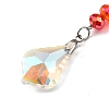 Chakra Leaf Crystal Suncatcher Dowsing Pendulum Pendants PALLOY-JF00461-01-6