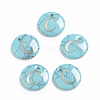 Synthetic Turquoise Charms G-L561-001C-1