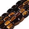 Natural Tiger Eye Beads Strands G-T138-103-4