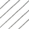 Brass Coated Iron Flat Cable Chains CH-TAC0007-01B-3