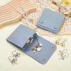 2Pcs Microfiber Cloth Jewelry Storage Bags with Brass Button ABAG-BBC0001-17B-02-4