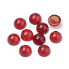 Natural Carnelian Cabochons X-G-R416-6mm-56-1