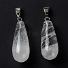 Natural Quartz Crystal Pendants X-G-F707-16-2