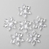 Transparent Acrylic Connector Charms TACR-WH0001-74B-1