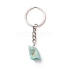 Natural Amazonite Keychain G-E155-04P-06-1