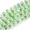 Transparent Glass Beads Strands EGLA-T020-15B-1