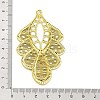 Rack Plating Iron Filigree Big Pendants X-IFIN-Q134-02G-3
