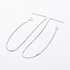 925 Sterling Silver Ear Stud Findings STER-I014-01S-B-4