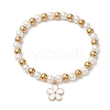 Glass Pearl Stretch Bracelets BJEW-JB10943-3