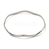 Non-Tarnish 3Pcs 202 Stainless Steel Bangle Sets BJEW-M317-08P-2