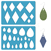 Acrylic Earring Handwork Template DIY-WH0359-045-1