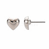 Heart Stud Earrings for Women EJEW-S213-02B-01S-RS-3