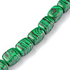 Synthetic Malachite Beads Strands G-F743-02J-1