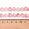 Cherry Quartz Glass Beads Strands G-N342-95-5