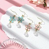 Alloy Enamel Dangle Earrings EJEW-JE06294-02-1