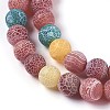 Natural Weathered Agate Beads Strands G-P414-A02-3