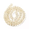 Transparent Baking Paint Glass Beads Strands LS-DGLA-A034-T8mm-D02-2